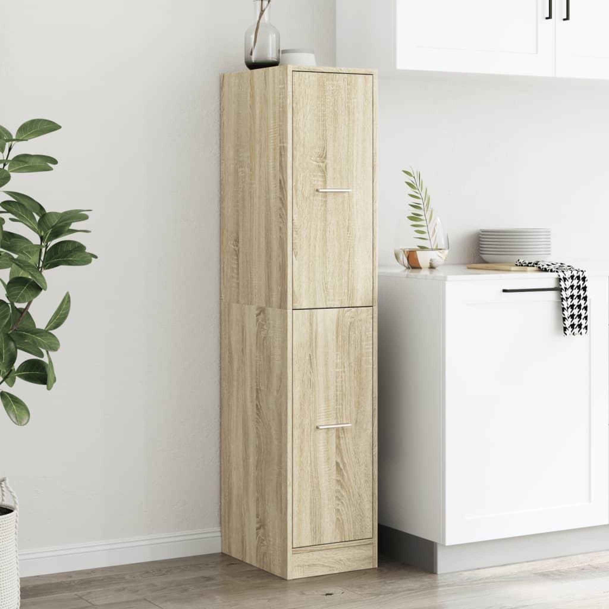 Voir la diapositive 4 : VIDAXL Armoire d'apothicaire chene sonoma bois d'ingenierie