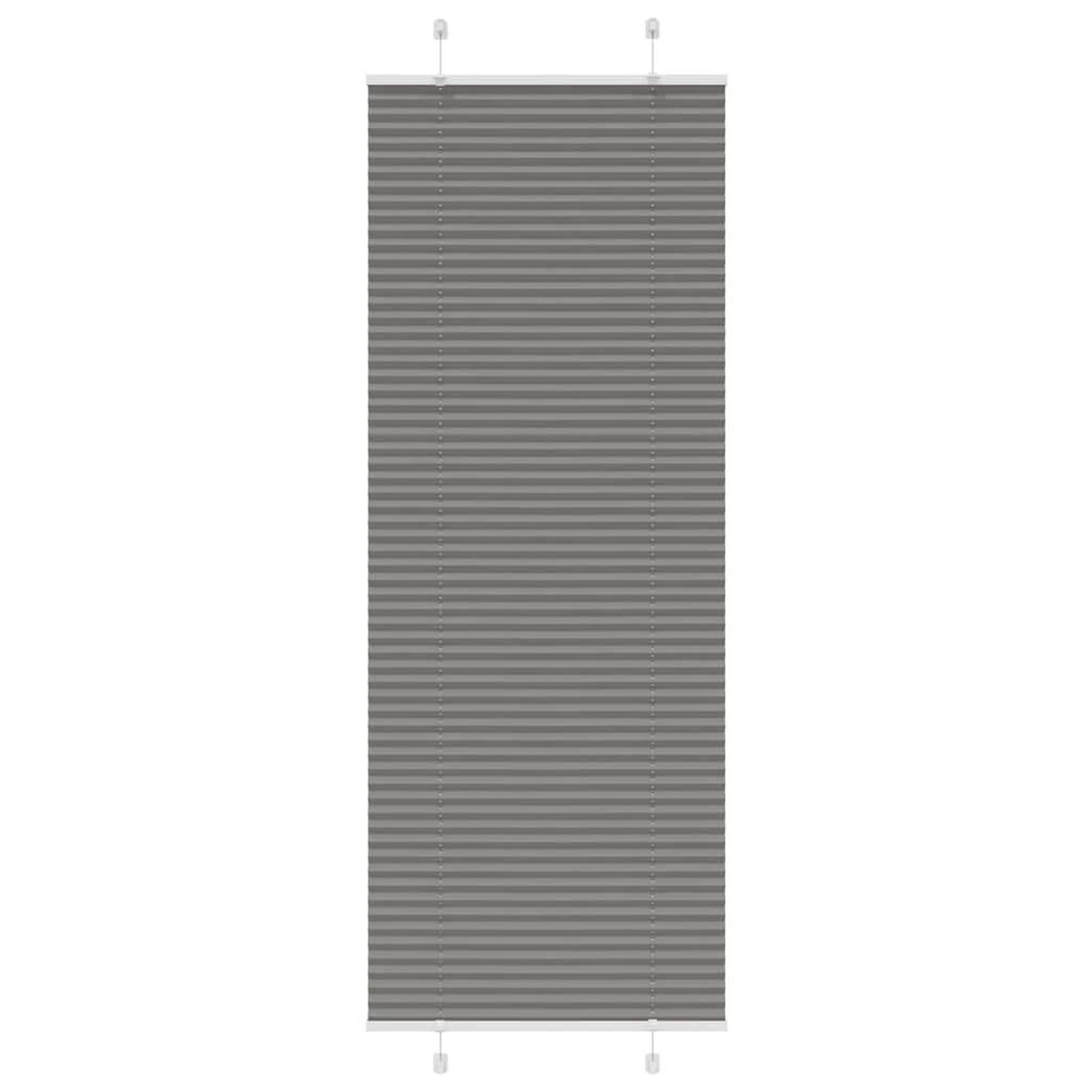 VIDAXL Store plisse anthracite 70x200 cm largeur du tissu 69,4 cm