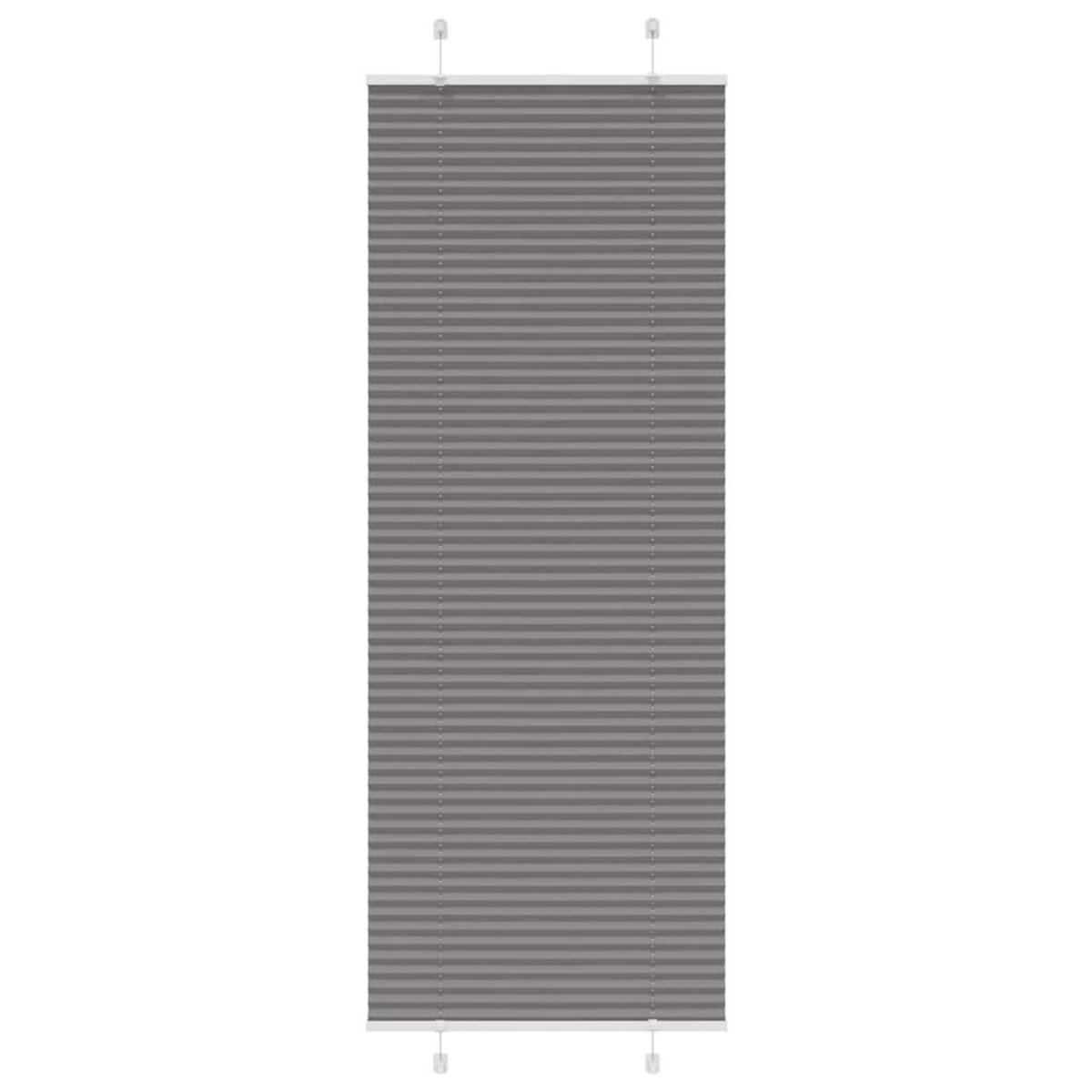 VIDAXL Store plisse anthracite 70x200 cm largeur du tissu 69,4 cm