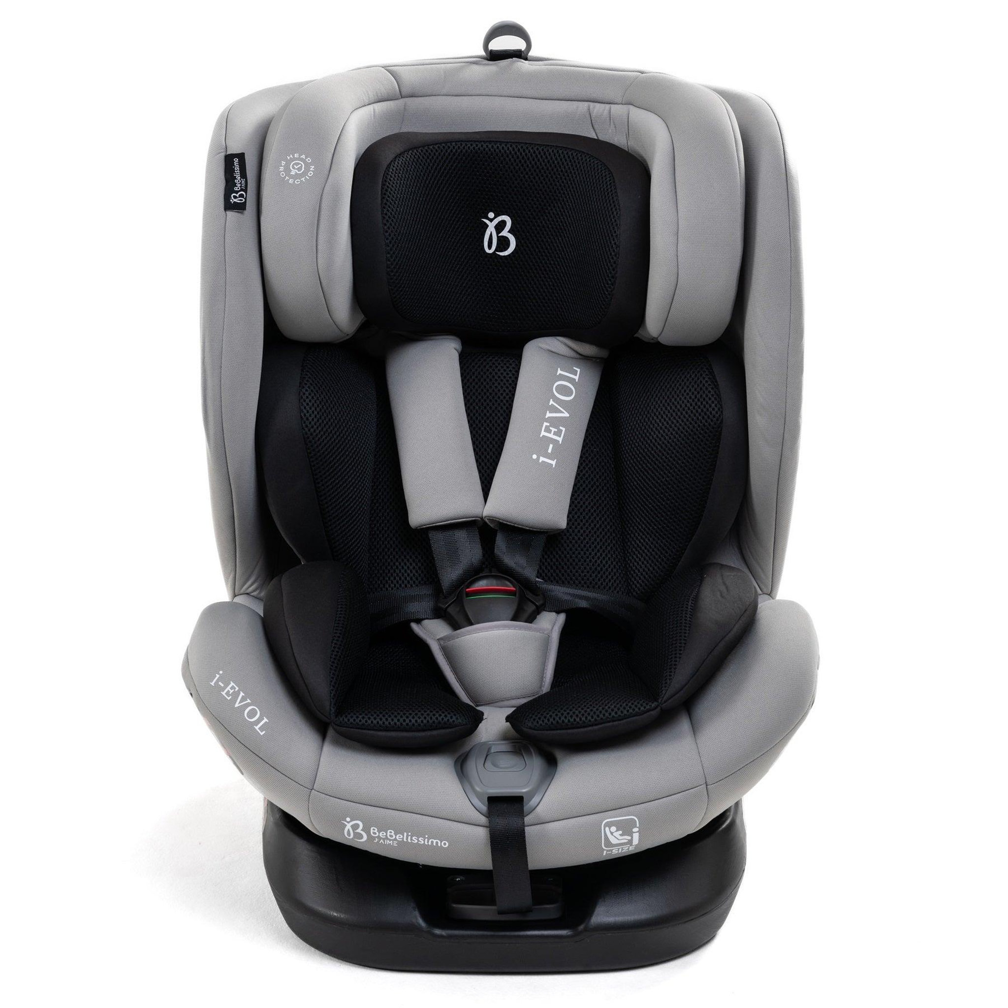 Voir la diapositive 3 : BEBELISSIMO Siège auto Isofix - pivontant 360 ° - 40-150 cm -  0-36kg- i- Evol - gris claire
