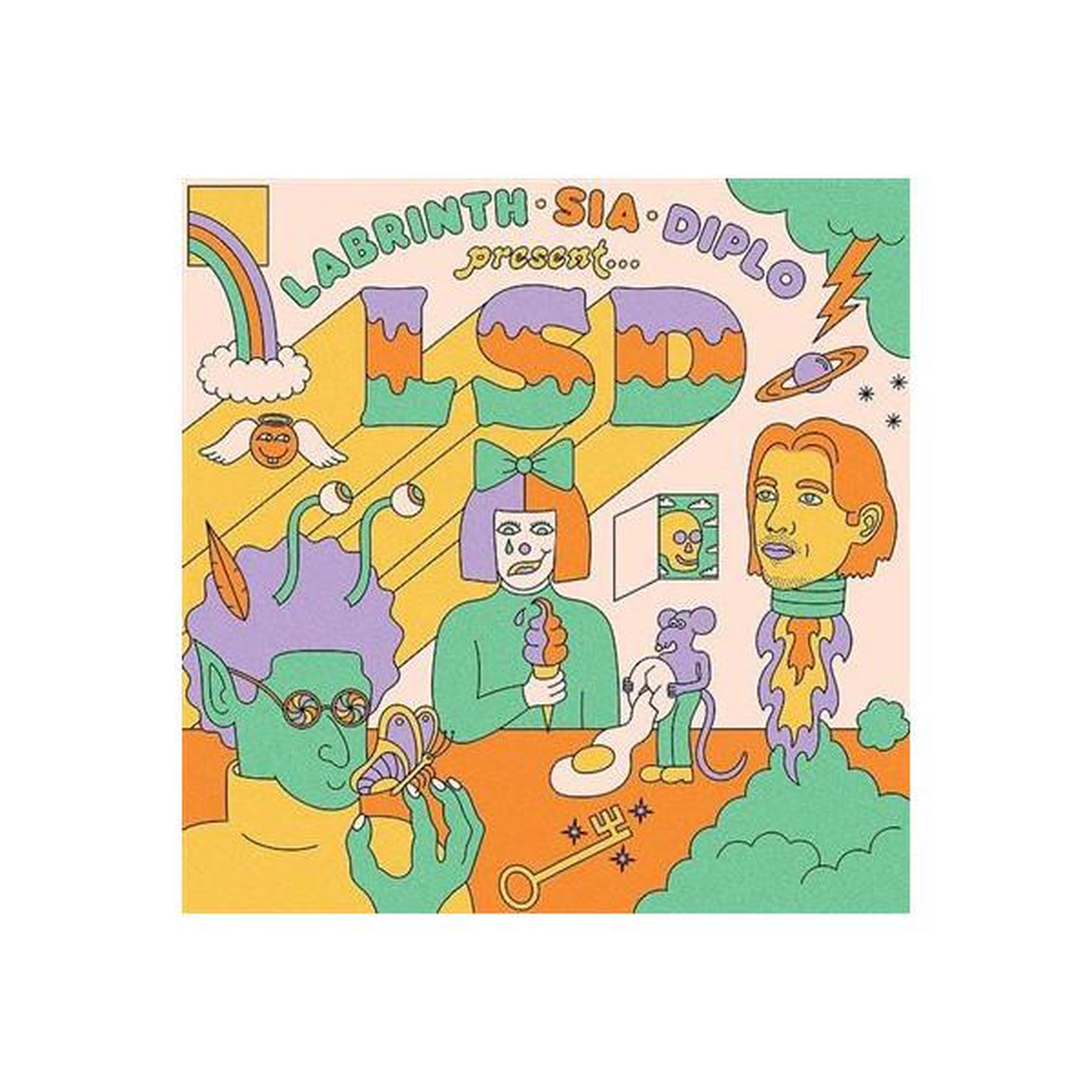 COLUMBIA Labrinth, Sia & Diplo presents... LSD (5th Anniversary Edition) Vinyle Couleur Verre de mer