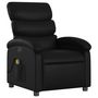 Voir la diapositive 4 : VIDAXL Fauteuil de massage inclinable electrique noir similicuir