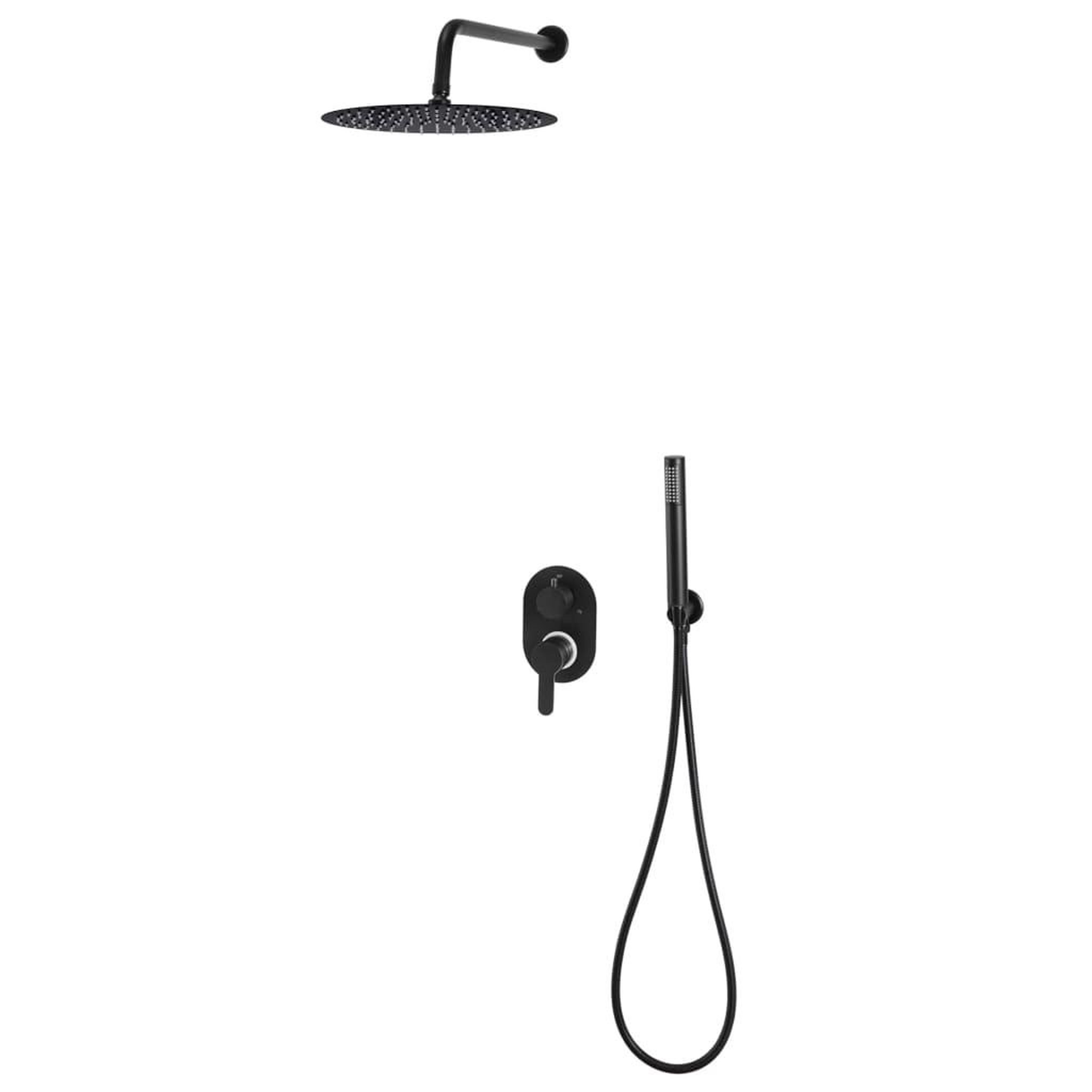 Voir la diapositive 1 : VIDAXL Systeme de douche Acier inoxydable 201 Noir