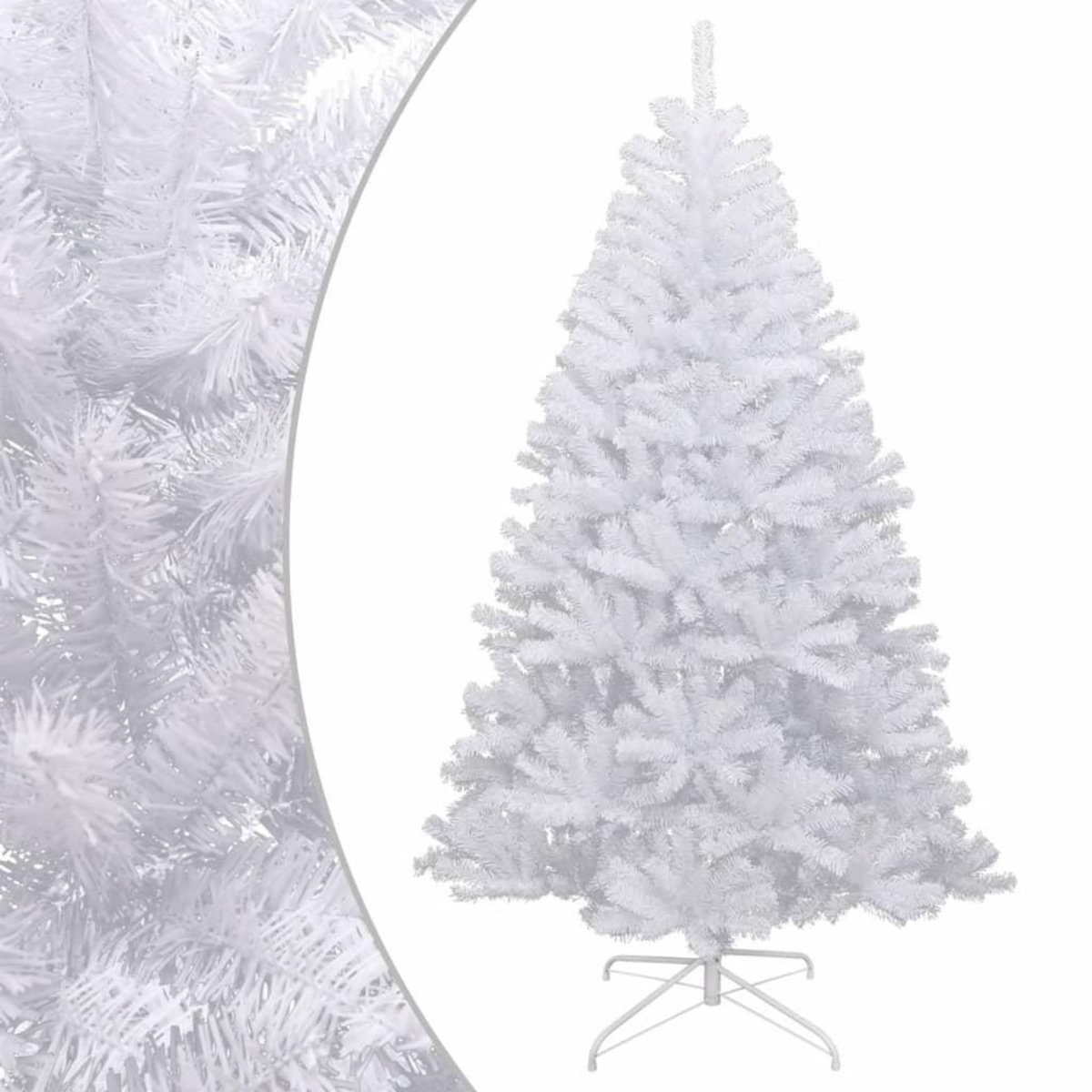VIDAXL Sapin de Noël artificiel a charnieres avec neige floquee 120 cm