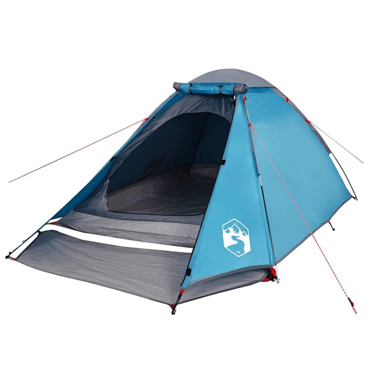 VIDAXL Tente de camping a dome 2 personnes bleu impermeable