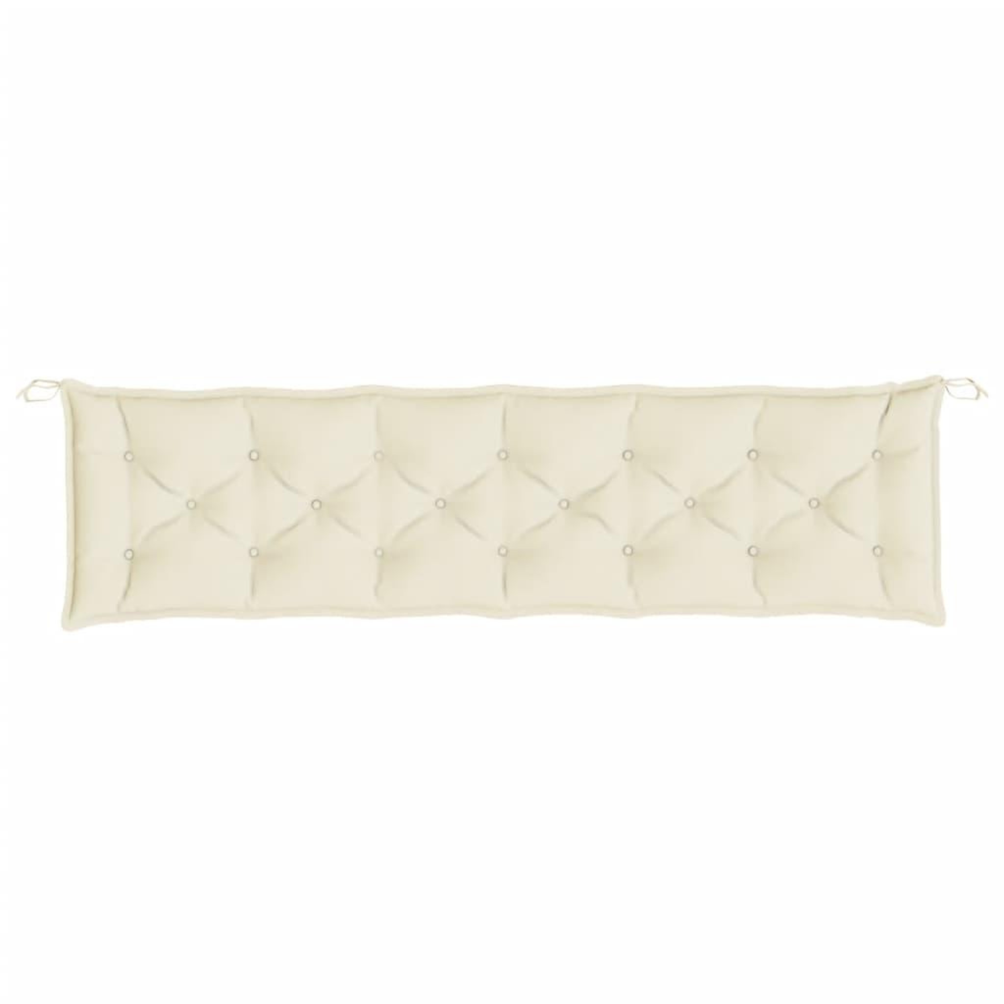 Voir la diapositive 4 : VIDAXL Coussin de banc de jardin creme 200x50x7 cm tissu oxford