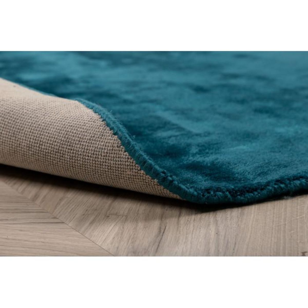 Paris Prix Tapis Déco Rond  Indra  200cm Turquoise