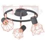 Voir la diapositive 6 : VIDAXL Plafonnier avec 3 ampoules LED a filament 12 W