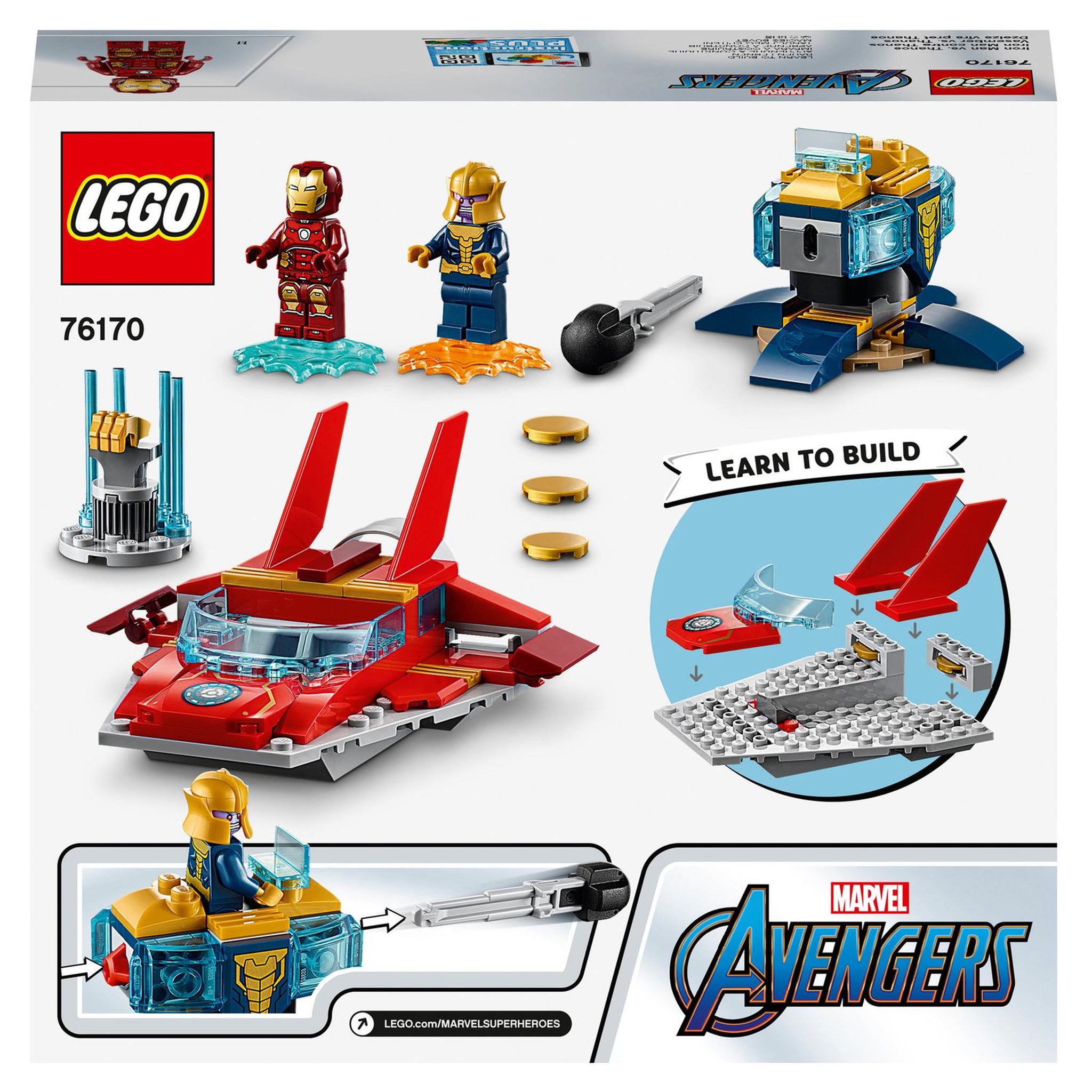 Voir la diapositive 8 : LEGO Marvel 76170 Iron Man contre Thanos