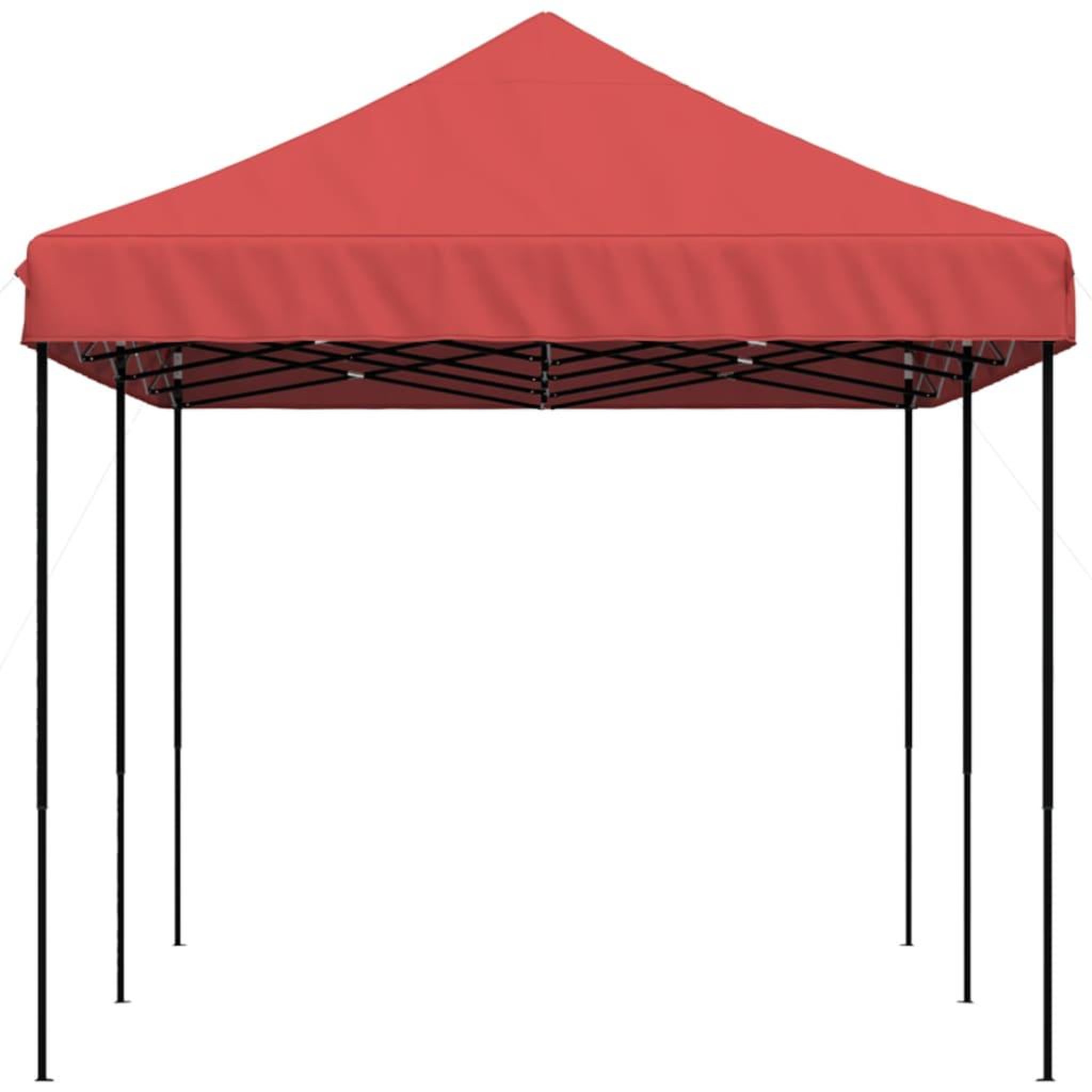 Voir la diapositive 4 : VIDAXL Tente de reception pliable escamotable bordeaux 580x292x315 cm