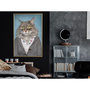Voir la diapositive 2 : Paris Prix Affiche Murale Encadrée  Animal Alter Ego Cat
