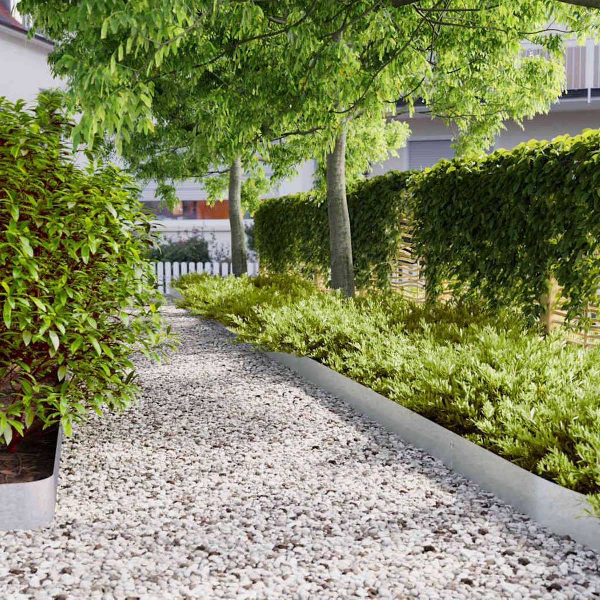 VIDAXL Bordures de pelouse 50 pcs 15x103 cm acier galvanise