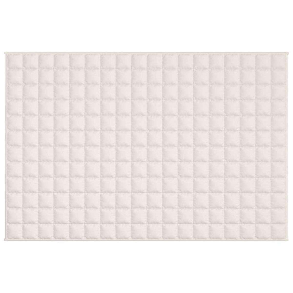 VIDAXL Couverture lestee Creme clair 122x183 cm 9 kg Tissu