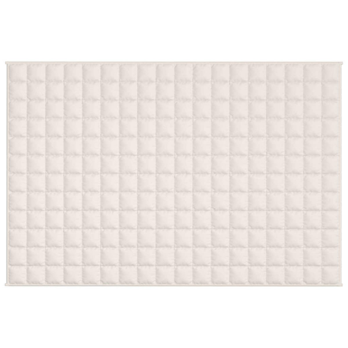 VIDAXL Couverture lestee Creme clair 122x183 cm 9 kg Tissu