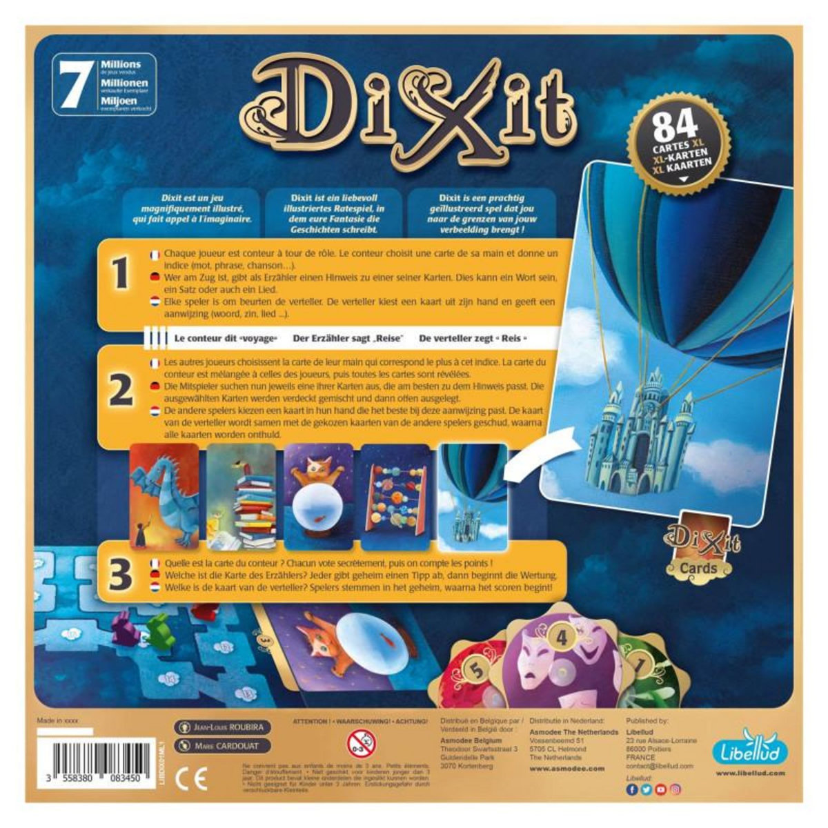 Asmodee Asmodee - Dixit Board Game LIB03-101