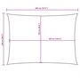 Voir la diapositive 6 : VIDAXL Voile de parasol tissu oxford rectangulaire 2,5x4 m terre cuite