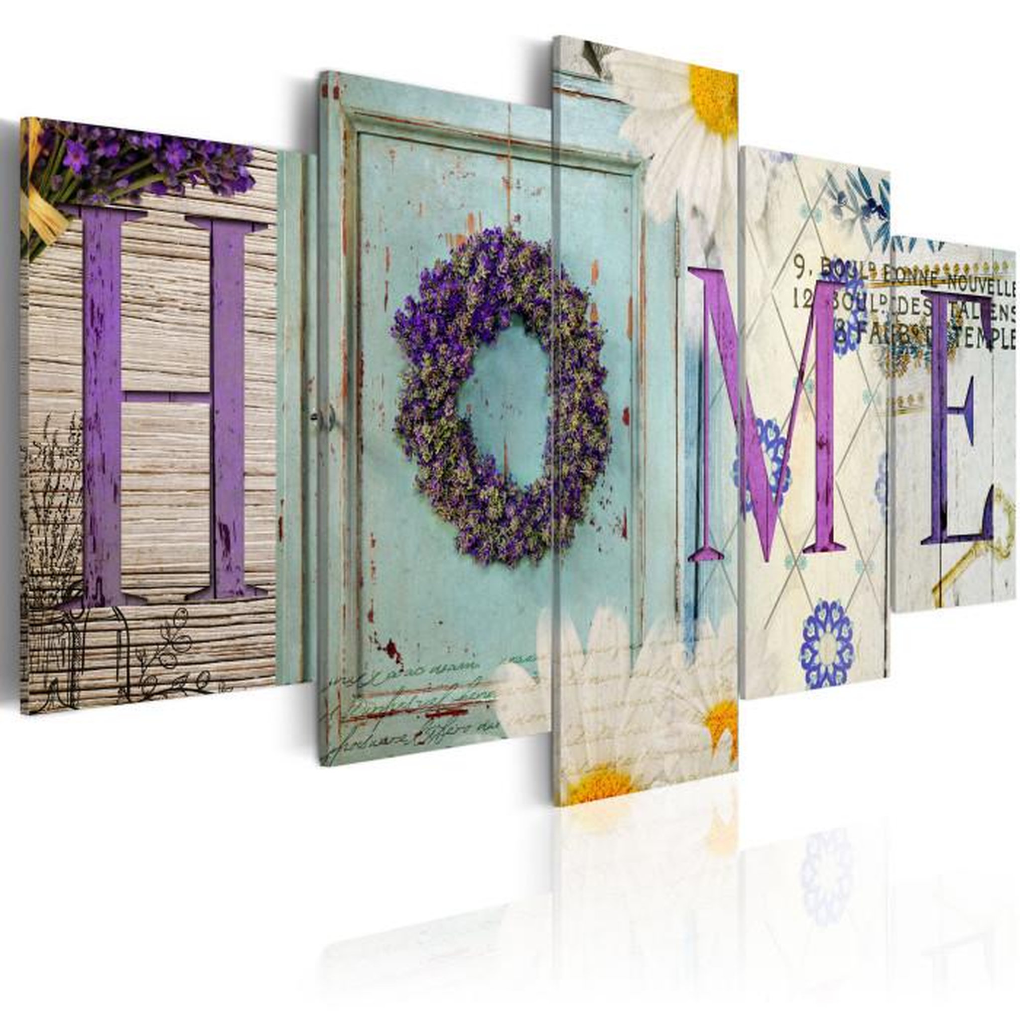 Paris Prix Tableau Imprimé  Home in Pastels. Coloris disponibles : Multicolore