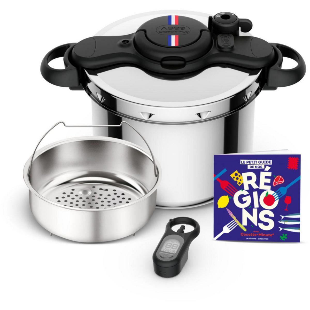 SEB Autocuiseur ClipsoMinut de vos régions 9L + Minuteur