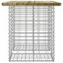 Voir la diapositive 4 : VIDAXL Banc de jardin design gabion 100x70x72 cm bois de pin impregne