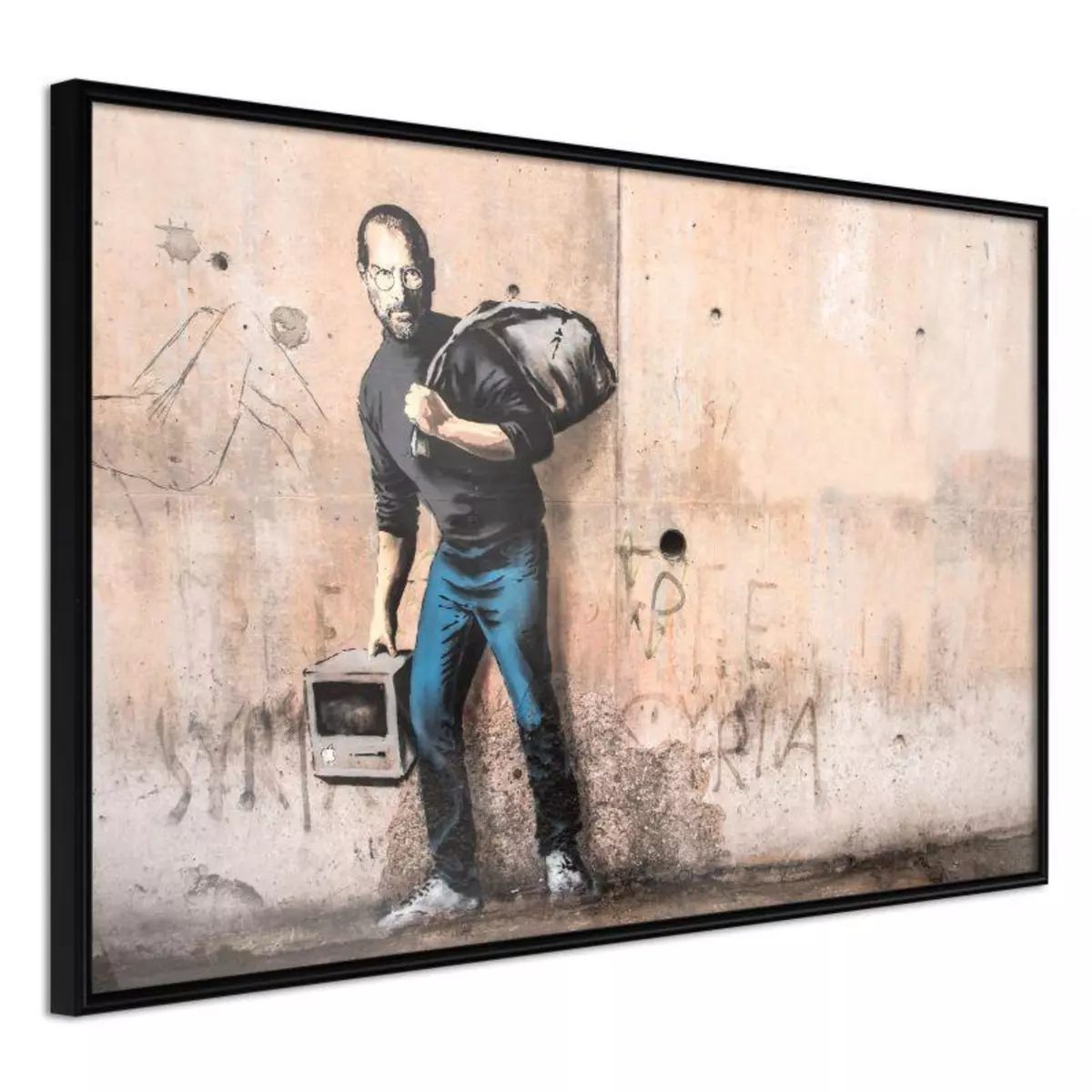 Paris Prix Affiche Murale Encadrée  Banksy The Son 