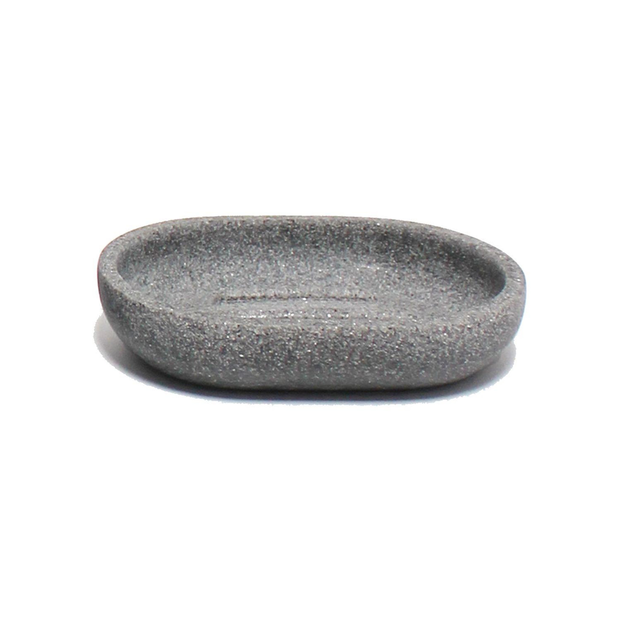 Douceur d'Intérieur Porte savon jasper effet granit - gris