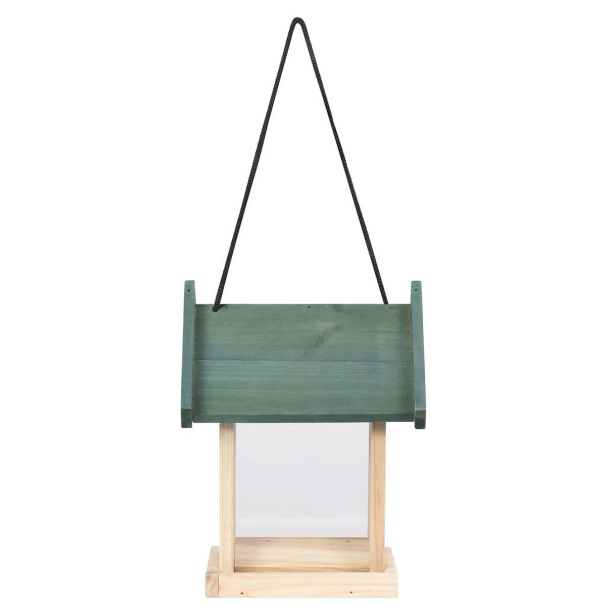VIDAXL Mangeoires a oiseaux 4 pcs Bois de sapin
