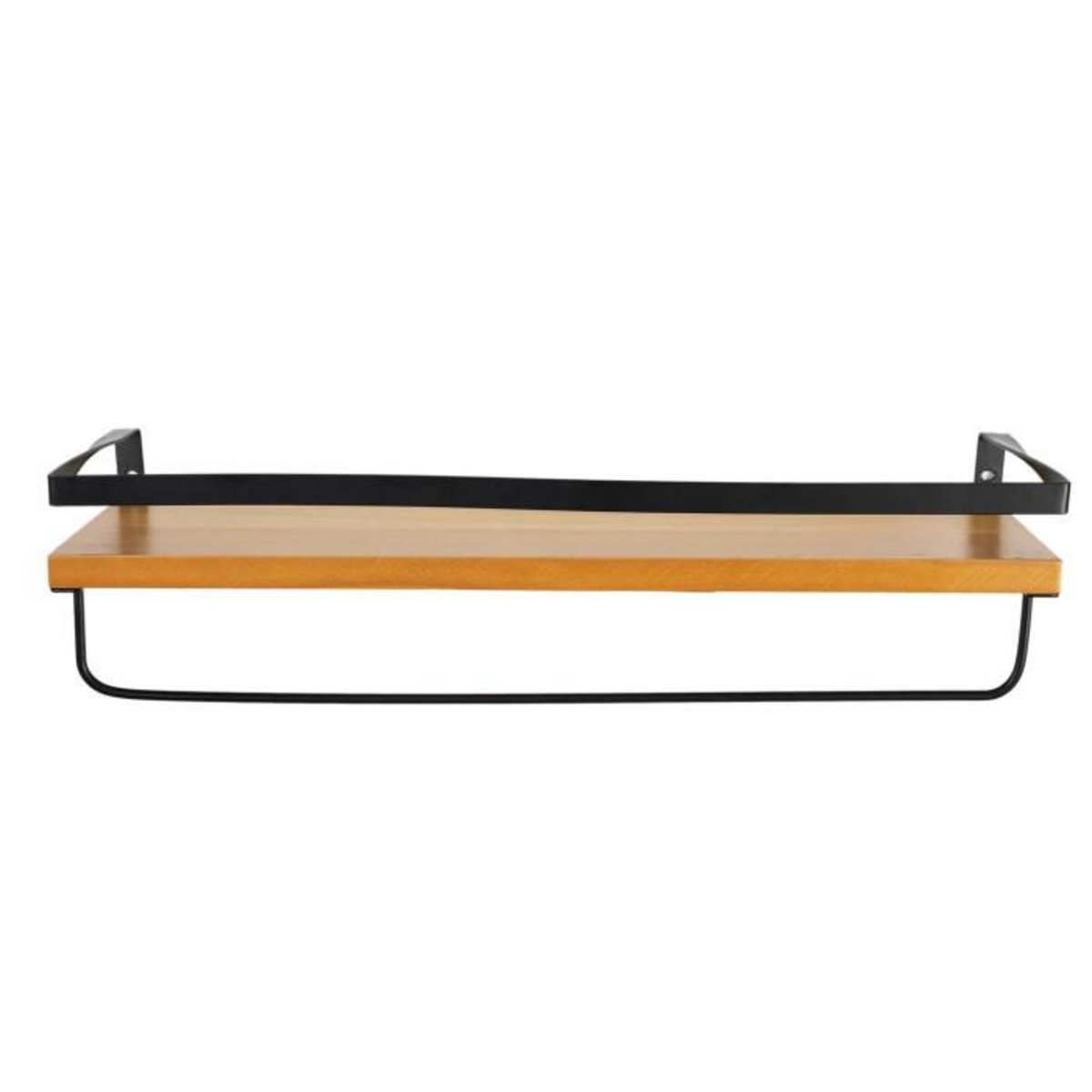 Paris Prix Étagère Murale en Bois  Industriel  44cm Marron