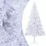 VIDAXL Arbre de Noël artificiel pre-eclaire/boules 210 cm 910 branches