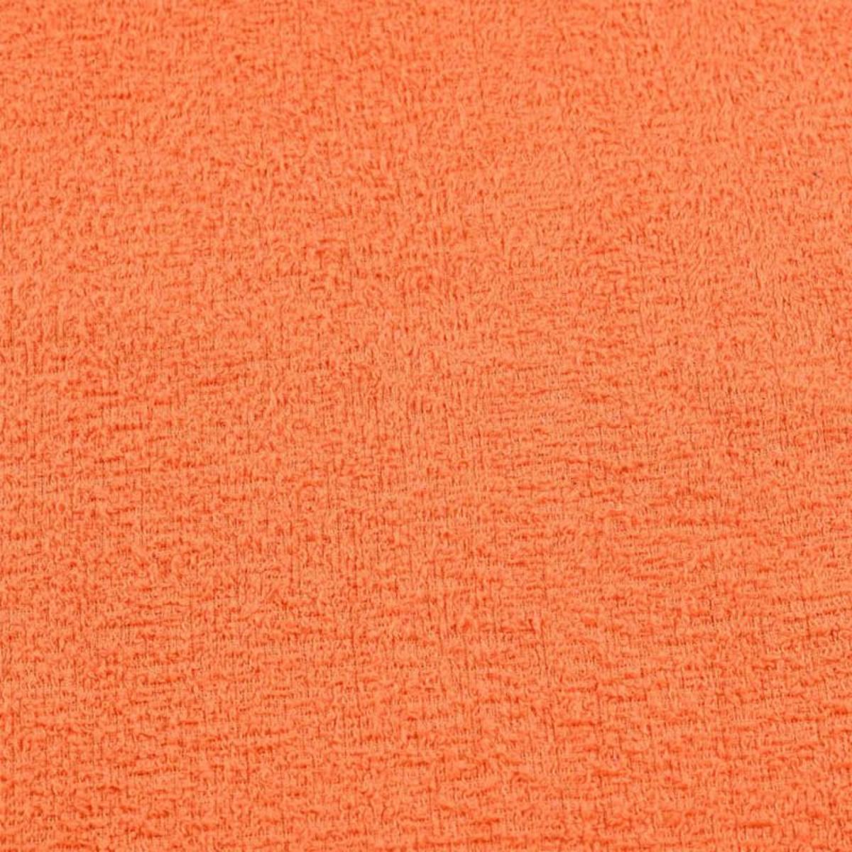 VIDAXL Serviettes de sauna 4 pcs orange 80x200 cm 360 g m² 100% coton