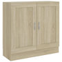 Voir la diapositive 2 : VIDAXL Bibliotheque Chene sonoma 82,5x30,5x80 cm Bois d'ingenierie
