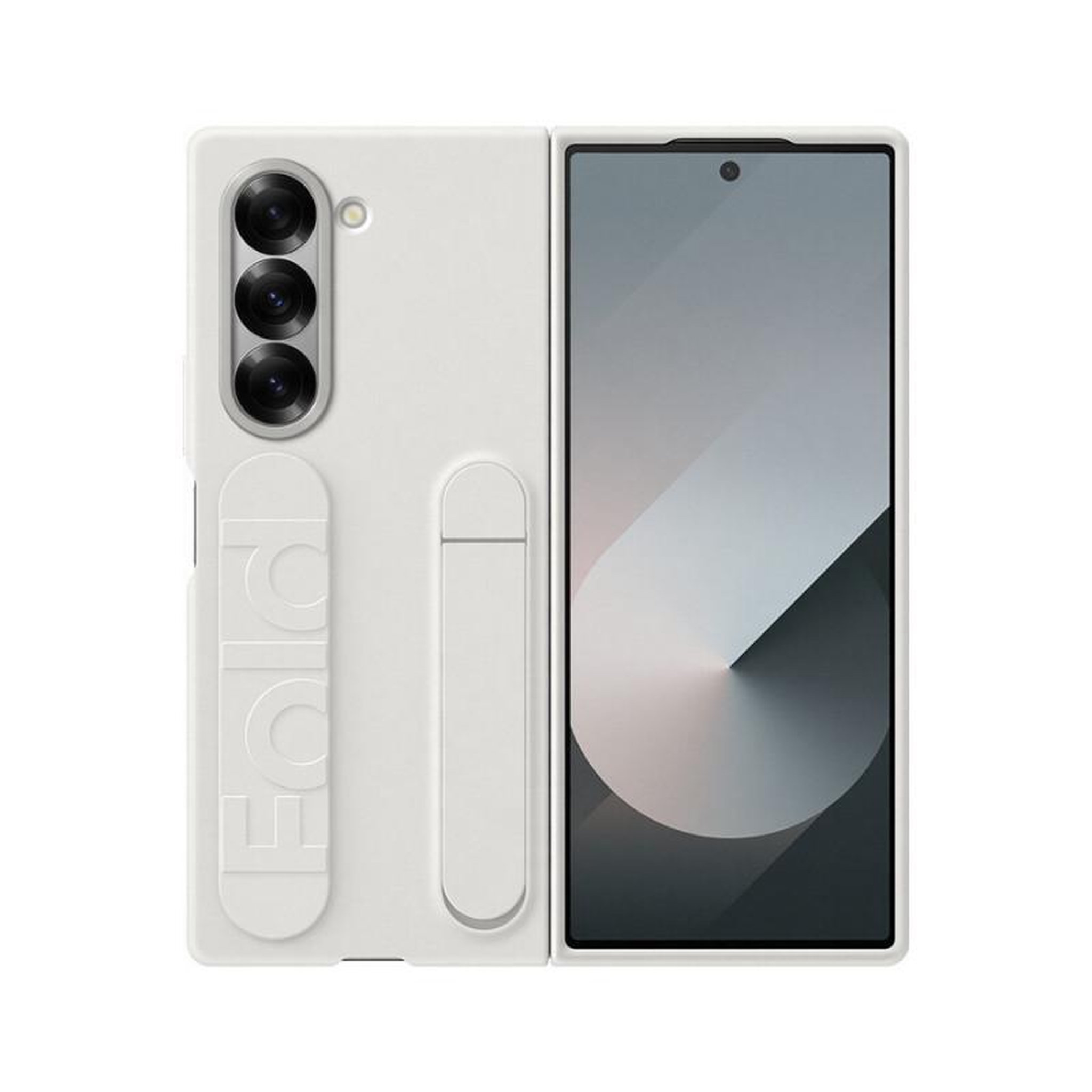 Voir la diapositive 2 : Samsung Coque et étui téléphone mobile Samsung Coque laniere avec fonction strand Galaxy Z Fold 6 Blanc