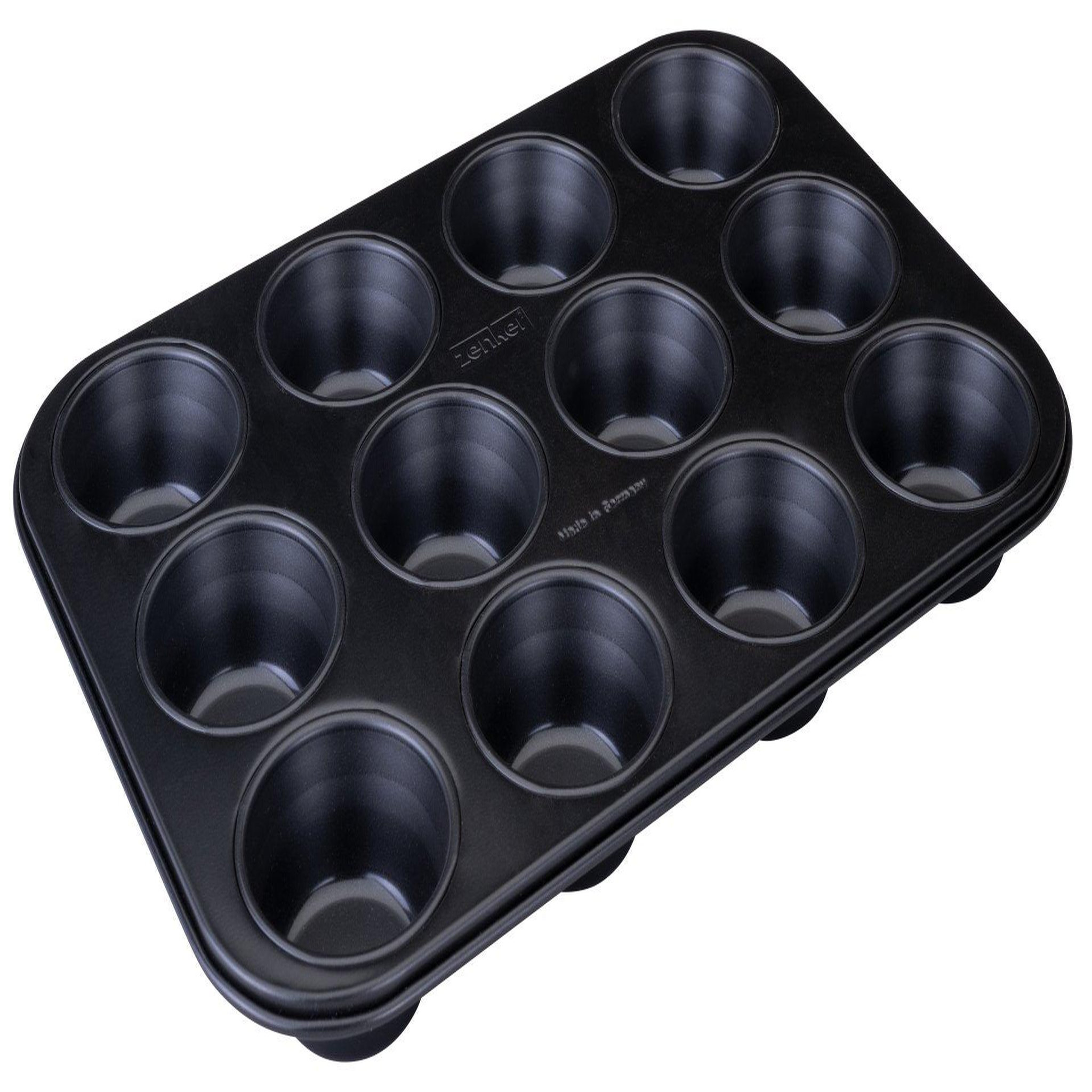 ZENKER Moule à muffins 12 empreintes 38 x 26 cm zenker perfect black