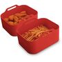 Voir la diapositive 1 : KITCHENCOOK Panier silicone rectangulaire, lot de 2
