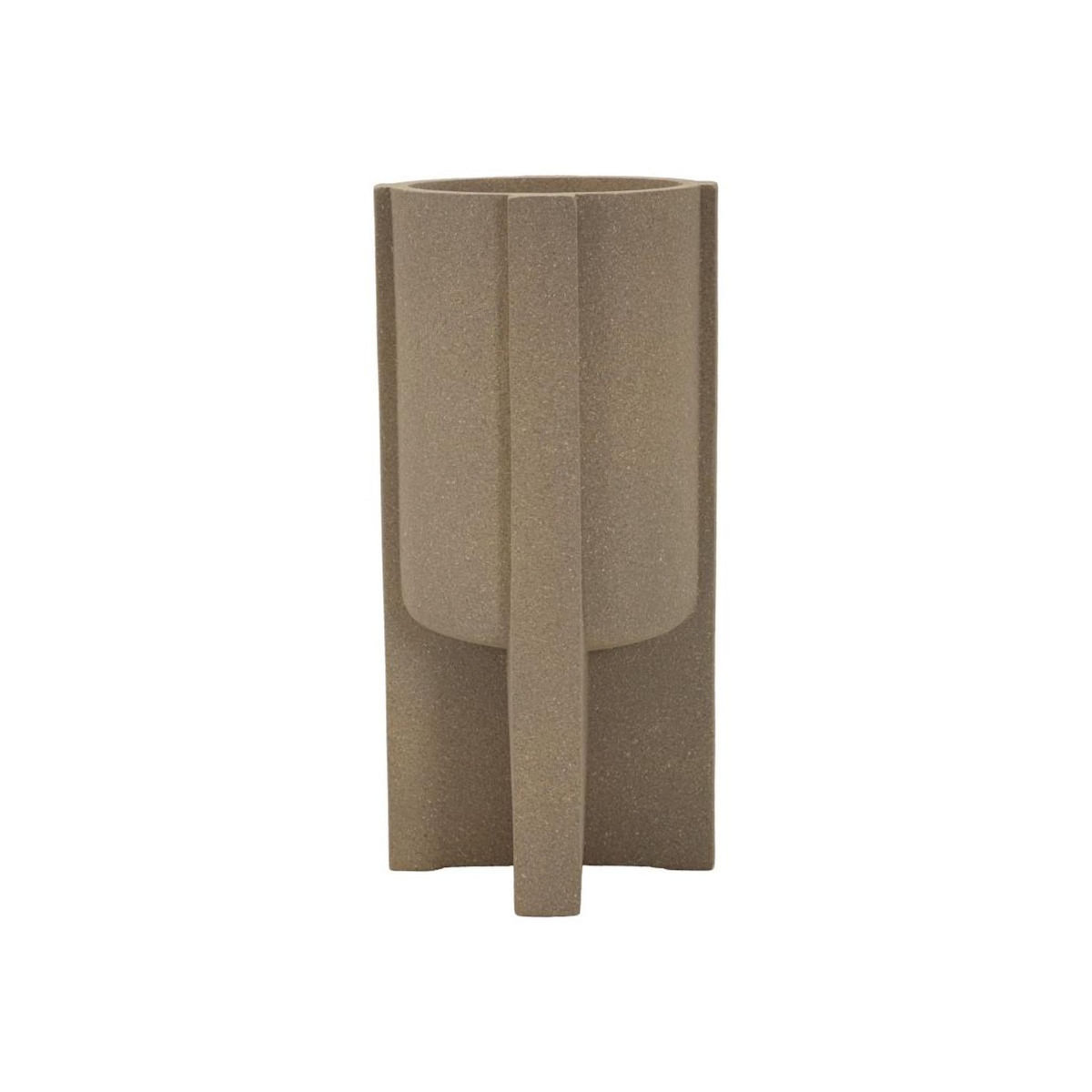 Paris Prix Cache-Pot Design  Moai  80cm Marron