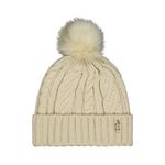 AULP Bonnet femme Pompon Gold. Coloris disponibles : Beige