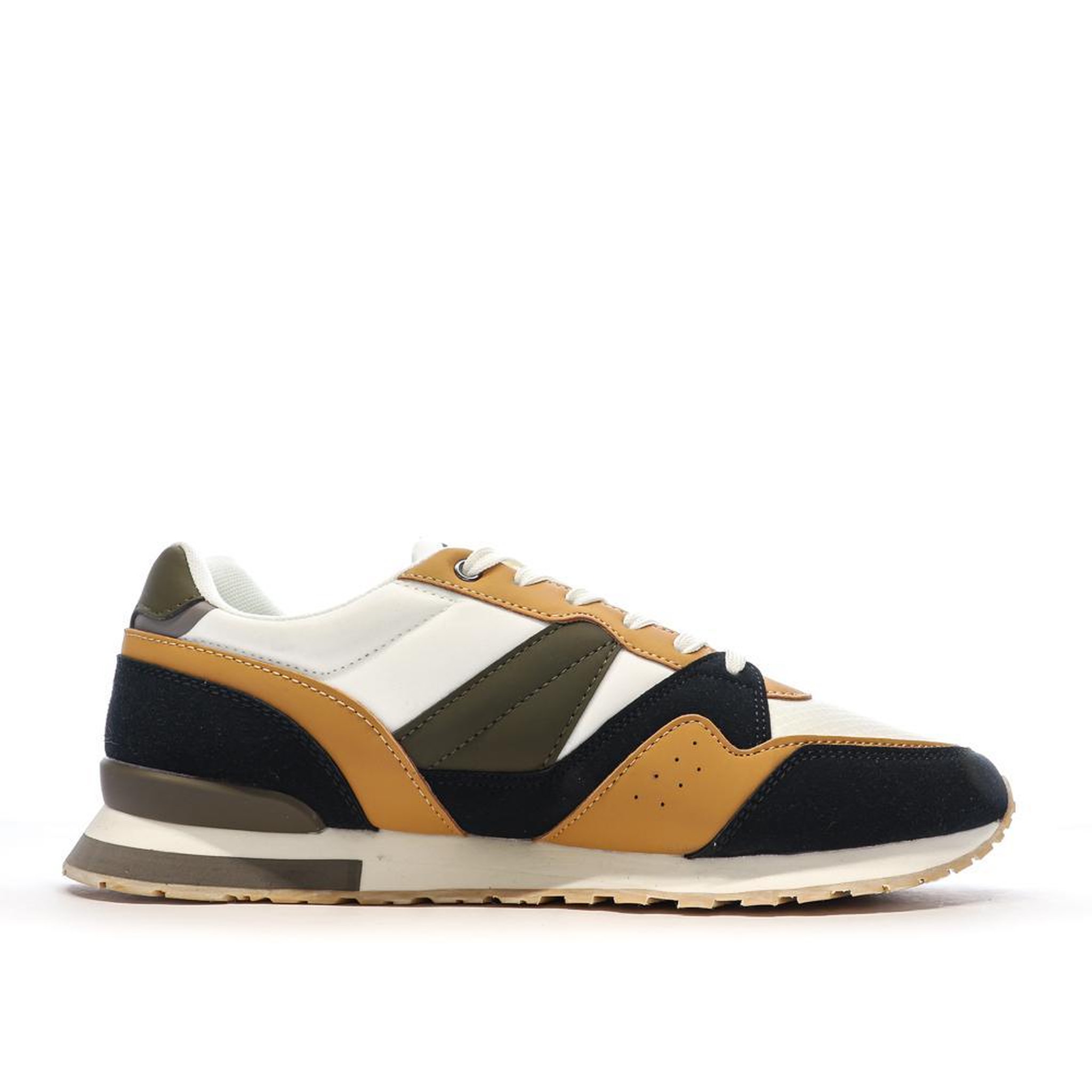 Voir la diapositive 2 : UMBRO Baskets Noires/Blanches/Camel Homme Umbro 973590