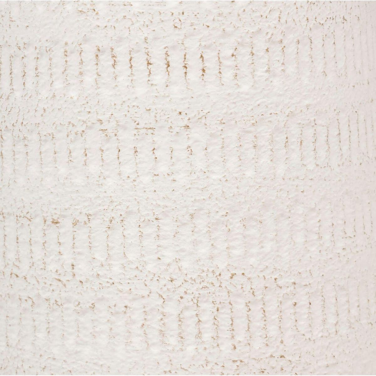 ATMOSPHERA Vase pichet en métal ERAN - H. 41 cm - Blanc