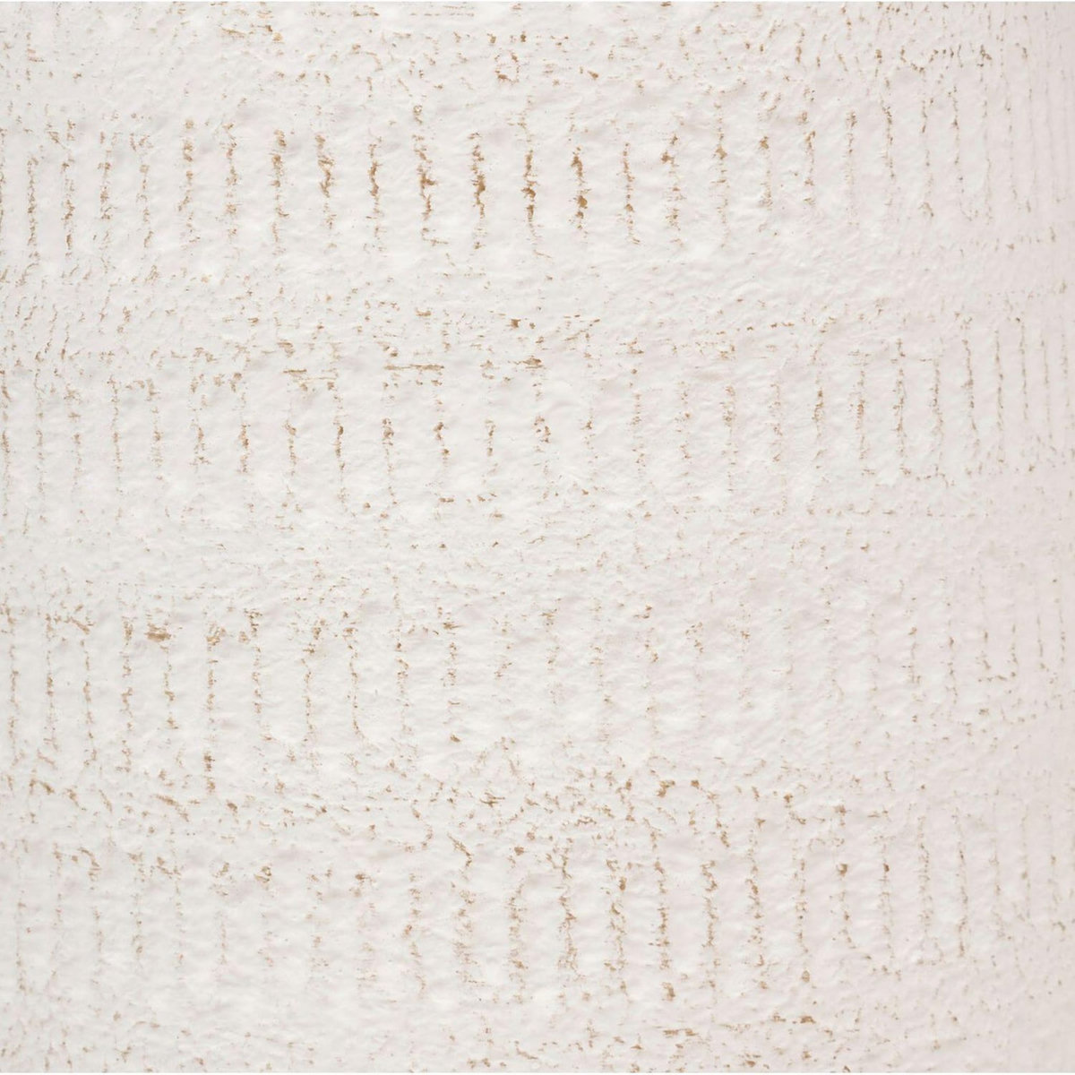 ATMOSPHERA Vase pichet en métal ERAN - H. 41 cm - Blanc