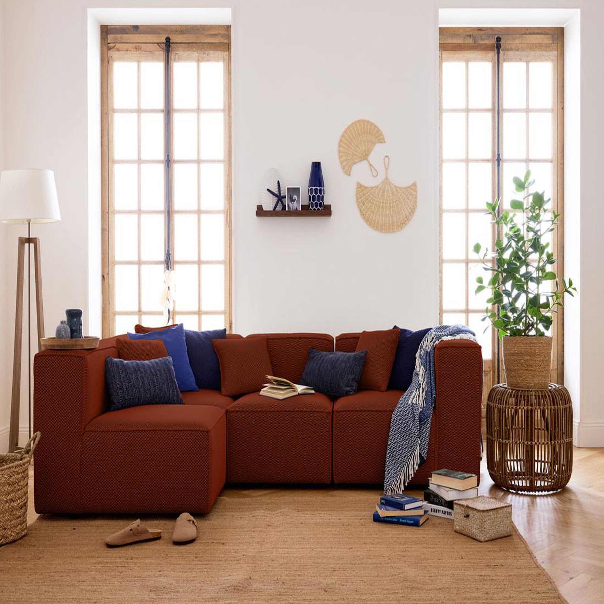 Voir la diapositive 2 : LISA DESIGN Arty - module d'assise droit - en tissu mailles 3d