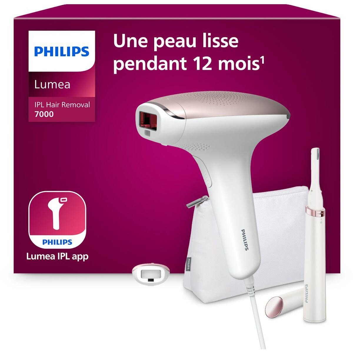 Philips Epilateur lumière pulsée Lumea série 7000 BRI920/00