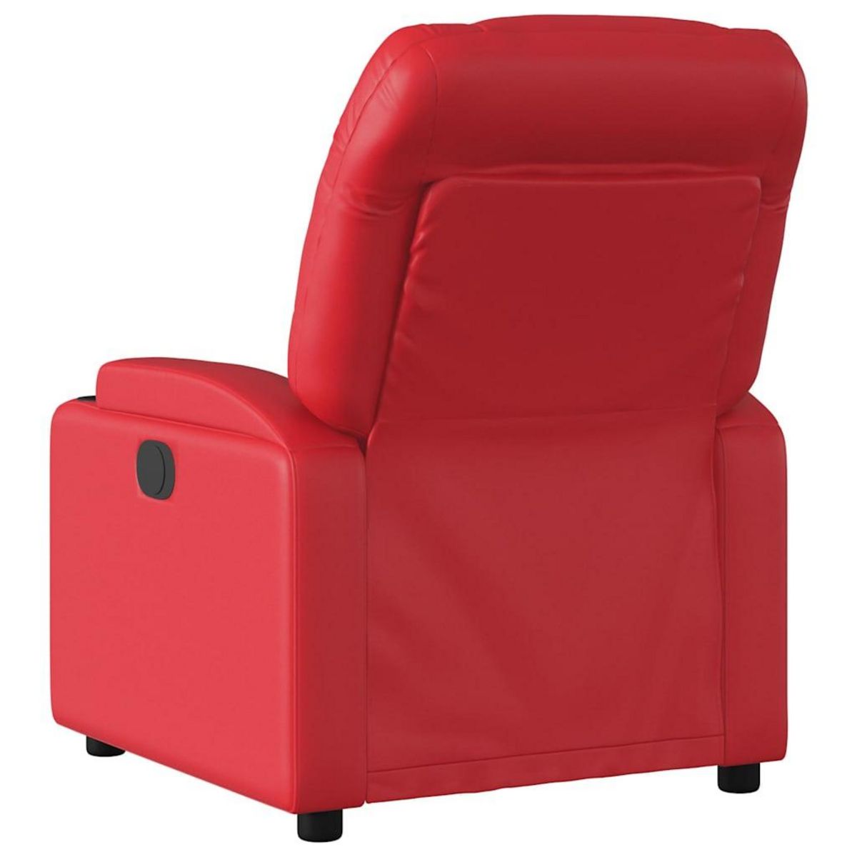VIDAXL Fauteuil de massage inclinable electrique rouge similicuir