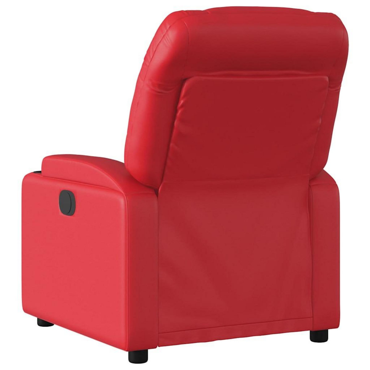 VIDAXL Fauteuil de massage inclinable electrique rouge similicuir