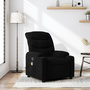 Voir la diapositive 1 : VIDAXL Fauteuil de massage inclinable Noir Tissu