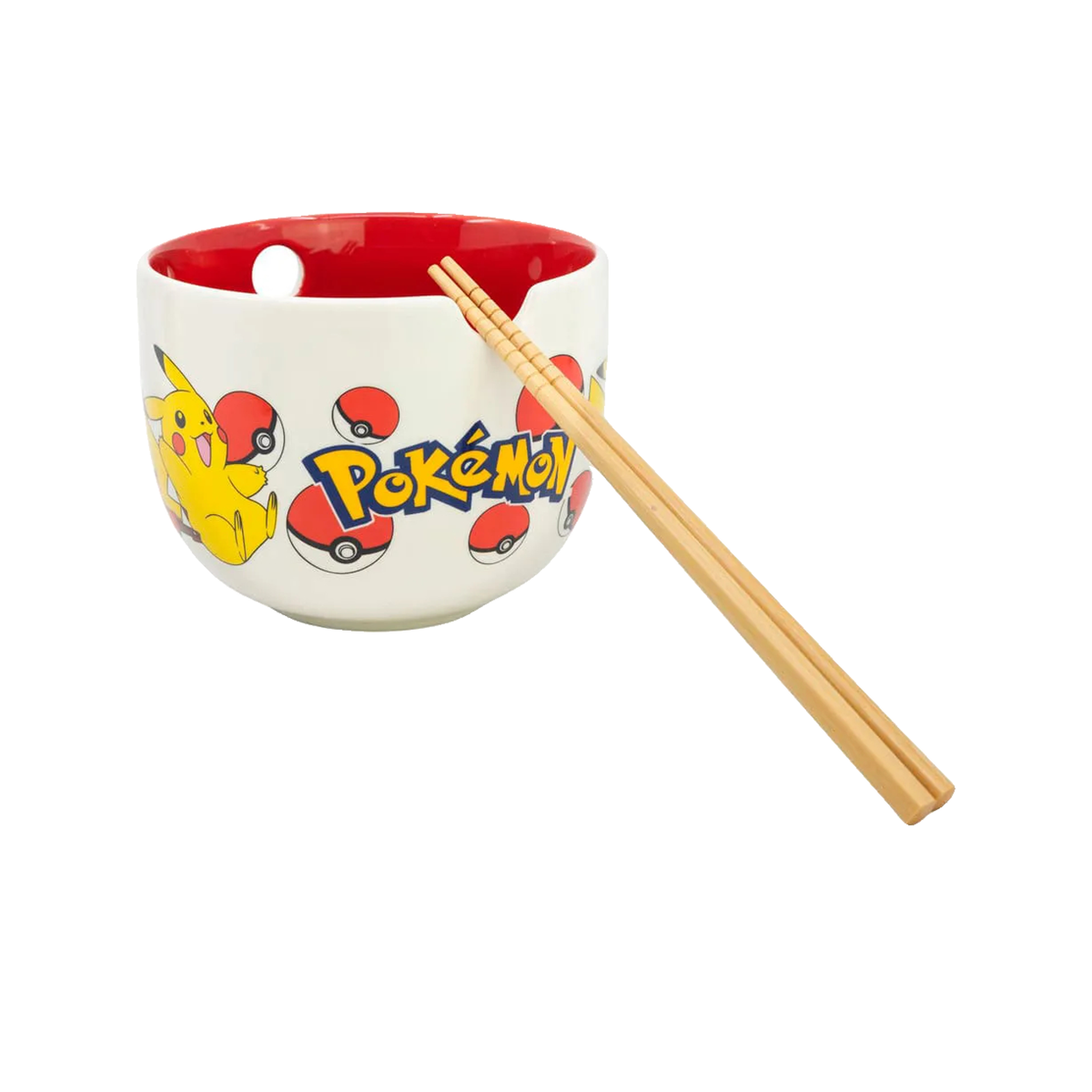 Voir la diapositive 3 : STOR Bol stor pikachu ramen 450 ml avec baguettes