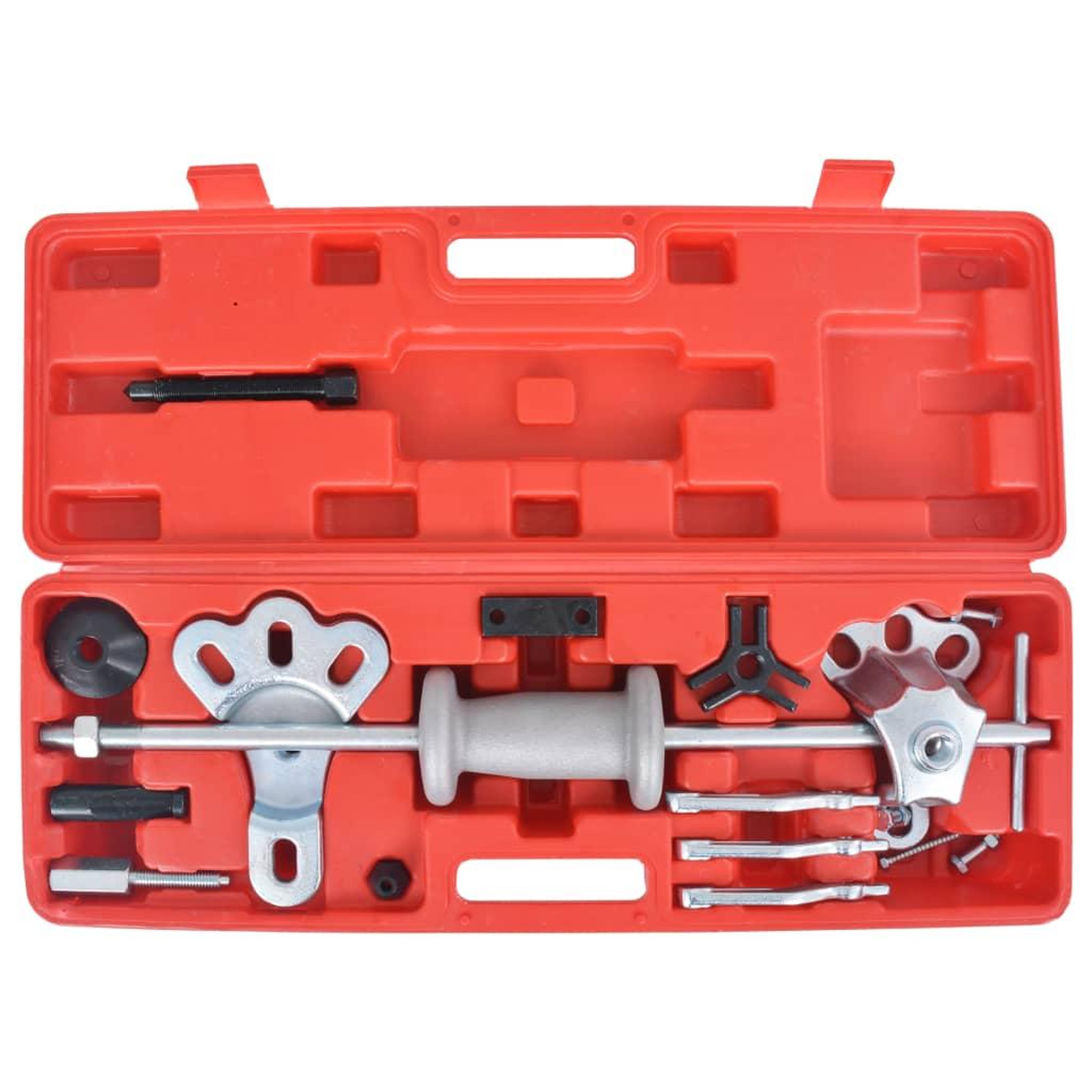 Voir la diapositive 3 : VIDAXL Outils de voiture coulissants a 9 voies 17 pcs