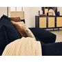 Voir la diapositive 6 : LISA DESIGN Gianni - canapé d'angle droit 4 places convertible avec coffre en tissu