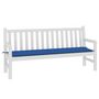 Voir la diapositive 3 : VIDAXL Coussin de banc de jardin bleu royal 180x50x3 cm tissu oxford