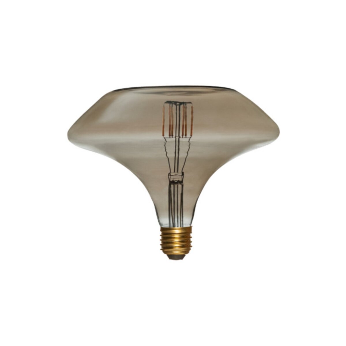  Ampoule LED soucoupe à filament grise XXCELL - 8 W - 650 lumens - 4000 K - E27