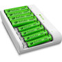 Voir la diapositive 3 : GP BATTERIES Chargeur secteur + 4 Piles AA + 4 Piles AAA