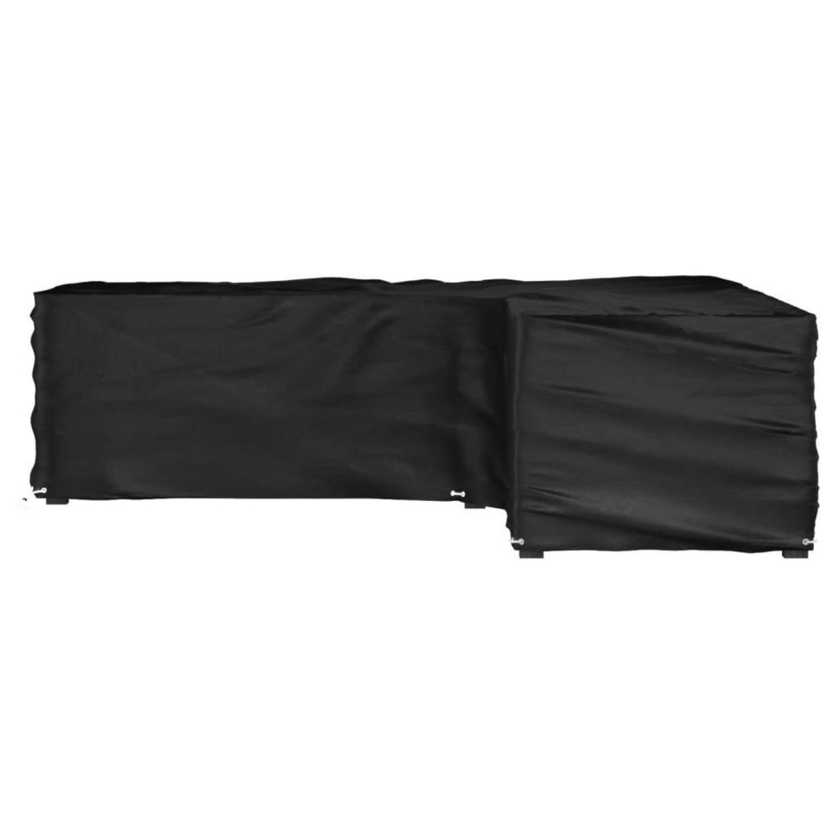 VIDAXL Housse de salon de jardin en forme de L 16 œillets 285x285x70cm